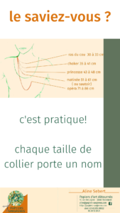 taille des colliers