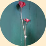 déco originale fleurs de pavot en déco murale déco scandinave ou slow fleur de pavot et graminées