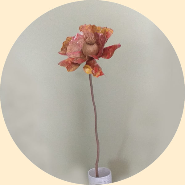 slow décoration fleur de pavot