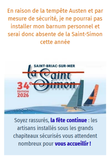 les papiers saugrenus ne seront pas à la st simon cette année